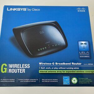 LINKSYS By CISCO Wireless-G Broadband Router Internal Antenna - Excellent Cond.